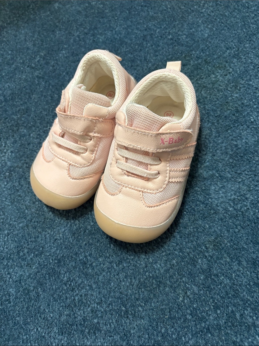 Pink Toddler Sneakers - Soft Grip Sole